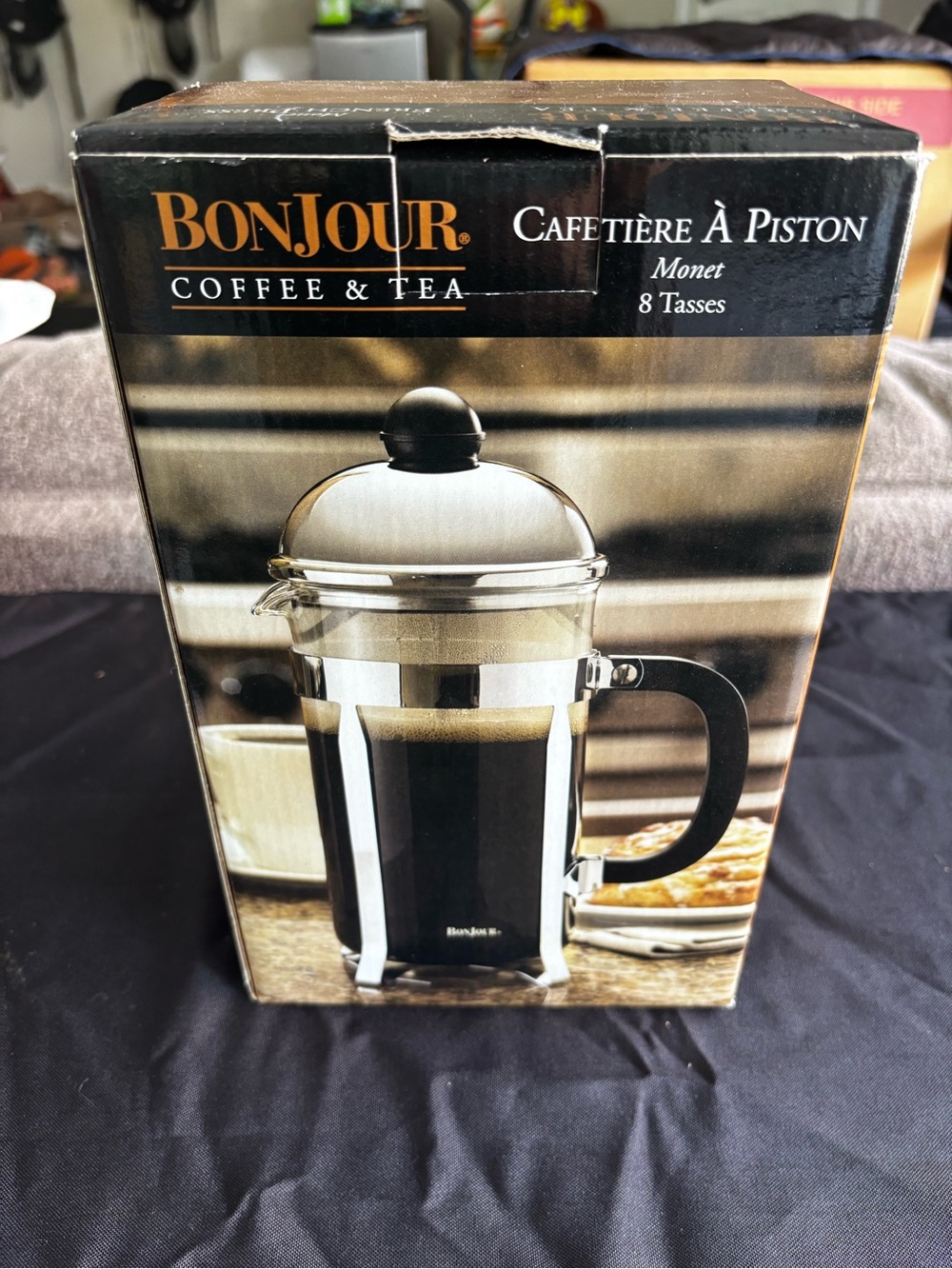 Monet French Press Coffee & Tea Maker - Black